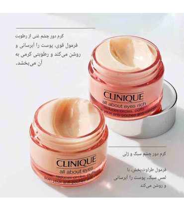 کرم دور چشم کلینیک 1