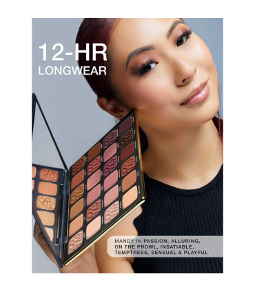 آرایش روزانه با پالت سایه تارت Maneater After Dark  با رنگ‌های نود و خنثی