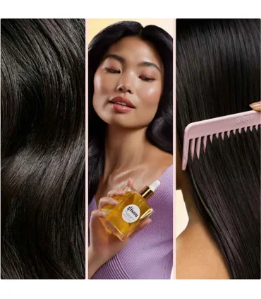 استفاده روغن موی گیسو حاوی عسل بر روی مو