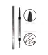 مداد ابرو هدی بیوتی مدل Bombbrows Microshade رنگ black brown از نمای نزدیک