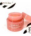 ماسک لب لانیژ توت فرنگی 3 گرمی از نمای جلو با درب باز Laneige Lip Sleeping Mask 3g front open