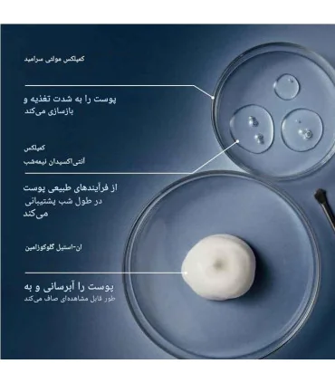 ترکیبات کلیدی بافت کرم شب مدیک 8 مخصوص شب - کرم شب مدیک 8