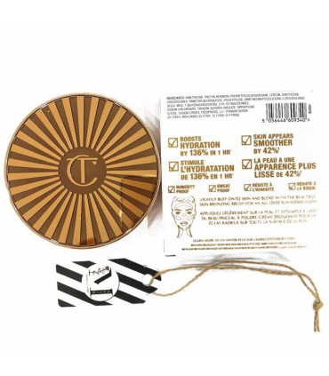 برنزر کرمی شارلوت تیلبری همراه جعبه از نمای پشت