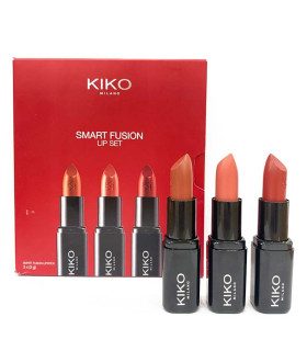 رژلب کیکو اسمارت فیوژن SMART FUSION — ست ۳ رنگ شماره 03