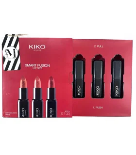 رژلب کیکو اسمارت فیوژن SMART FUSION — ست ۳ رنگ شماره 03