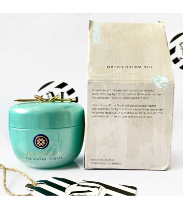 کرم آبرسان واتر کرم تاچا اصل حجم ۵۰ میلی لیتر همراه جعبه از نمای پشت