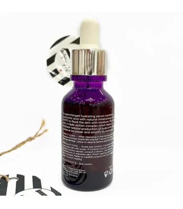 سرم آبرسان مدیک8 Hydr8 B5 Intense - تصویر پشت محصول با ترکیبات و اطلاعات موجود در مهوین شاپ