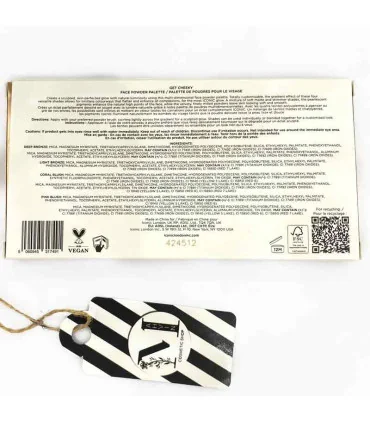 زیر جعبه پالت پودر صورت آیکونیک لندن Get Cheeky Face Powder Palette