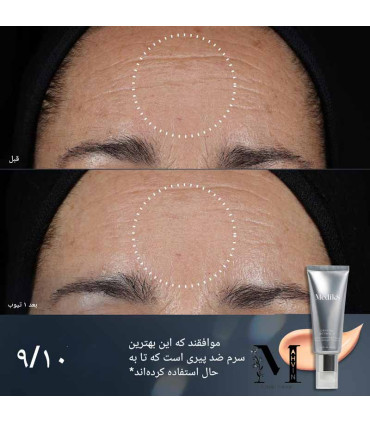 قبل و بعد از استفاده سرم کریستال رتینال 6 مدیک 8 - medik8 crystal retinal 6