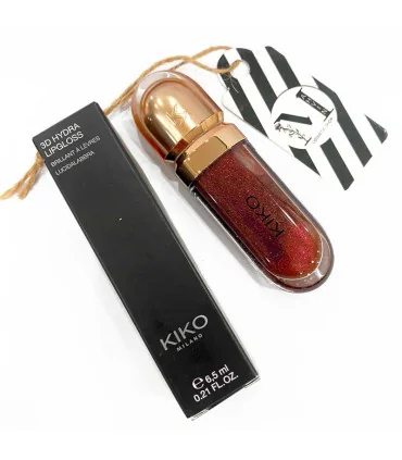لیپ گلاس کیکو میلانو شماره 44 همراه جعبه - kiko milano 3d hydra lipgloss 44 with box