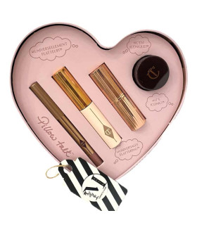 پک قلبی شارلوت تیلبری با درب باز از نمای نزدیک - Pillow Talk Icons On The Go open close up