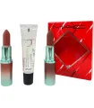 پک لب مک 2026 دوعدد رژ لب مات و یک لیپ گلاس|2M.A.CXIMAL MATTE LIPSTICKS + LIPGLASS CLEAR