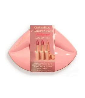 پک لب هالیوودی شارلوت تیلبری اصل charlotte tilbury iconic hollywood lip trio
