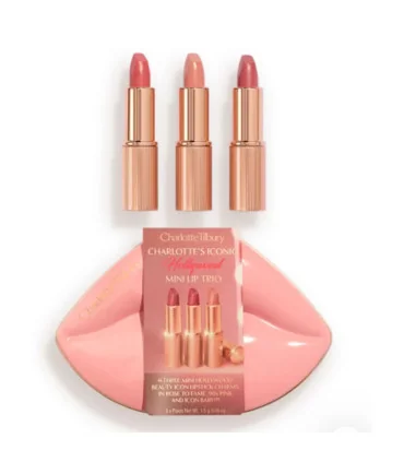 پک لب هالیوودی شارلوت تیلبری charlotte tilbury iconic hollywood lip trio