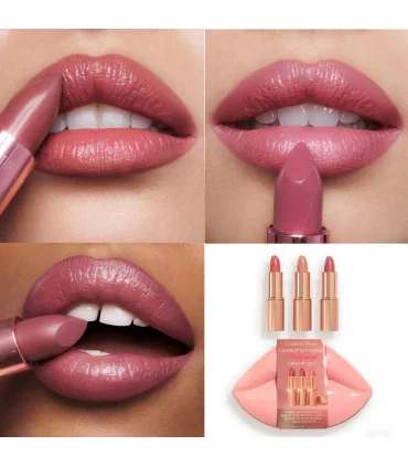 پک لب هالیوودی شارلوت تیلبری - charlotte tilbury iconic hollywood lip trio -