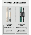 ریمل دو سر حجم دهنده و بلند کننده شیگلمAll-In-One Volume & Length Mascara-Washable Black Sheglam