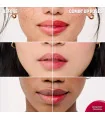 قبل و بعد از استفاده تینت لب و گونه بنفیت روی لب با پوست ها با رنگ مختلف - benefit benetint skin swatch on lips before&after