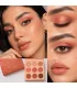 آرایش چشم مرجانی و مسی با سایه‌های پالت ColourPop Coast to Coral