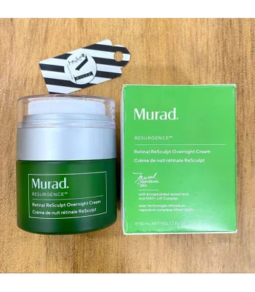 بسته‌بندی کرم رتینال موراد Retinal ReSculpt Overnight Cream از نمای جلو