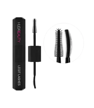 ریمل حجم دهنده دوسر هدی بیوتی Huda Beauty Mini Legit Lashes Mascara-3 سایز مینی از نمای نزدیک