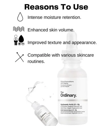 سرم هیالورونیک اسید اوردینری - سرم آبرسان هیالورونیک اسید اوردینری 2% + The Ordinary B5 - 232