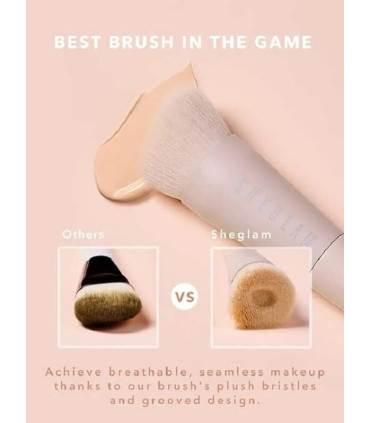 براش کرم پودر شیگلم Hydrating Foundation Brush - close- براش کرم پودر شیگلم sheglam foundation brush