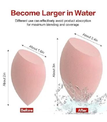 ✨ پک ۳ عددی اسفنج آرایشی هدی بیوتی | بیوتی بلندر حرفه‌ای برای میکاپ بی‌نقص-3