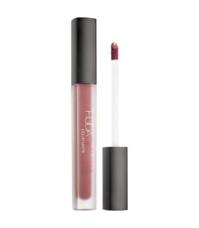 رژ لب مایع هدی بیوتی بامشل - Huda Beauty Liquid Matte Lipstick - Bombshell - mahvinshop - 1