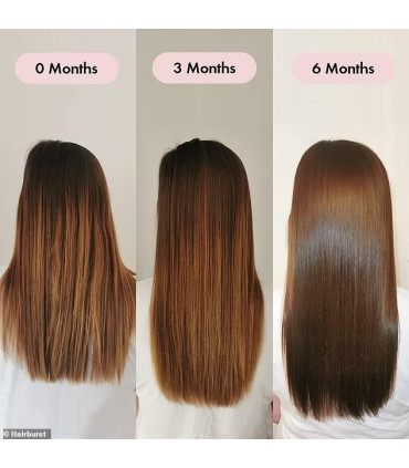 تأثیر آمپول بیوتین بپانتین بر روی موهای بلند بعد از دوره درمان Bepanthene Biotin