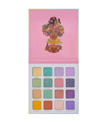 بسته‌بندی و طراحی پالت سایه چشم جوویاس Garden of Juvia’s مدل Garden