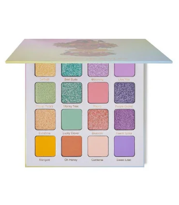 پالت سایه چشم جوویاس Garden of Juvia’s با 16 رنگ پاستلی و متالیک - mahvinshop