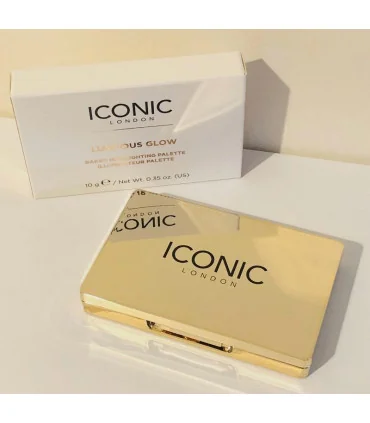 بسته بندی پالت هایلایتر ۴ رنگ آیکونیک لندن - پالت هایلایتر ۴ رنگ آیکونیک لندن