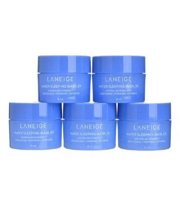 بسته بندی زیبا ماسک خواب آبرسان لانیژ 15 میل LANEIGE Water Sleeping Mask 15ml packing