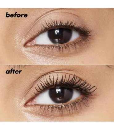 قبل و بعد از استفاده ریمل e.l.f Big Mood